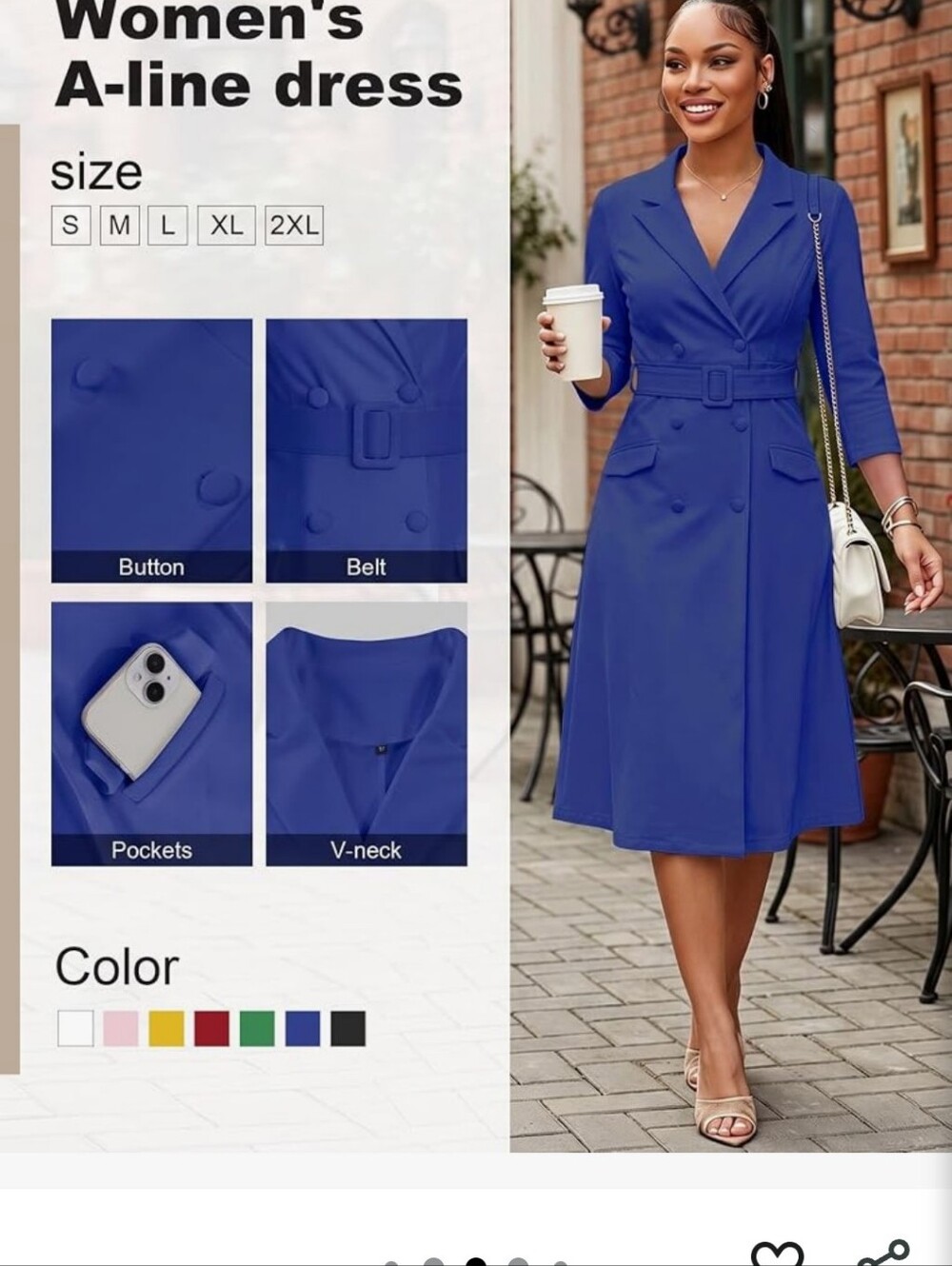 Blue Dress - Picture 5 of 6
